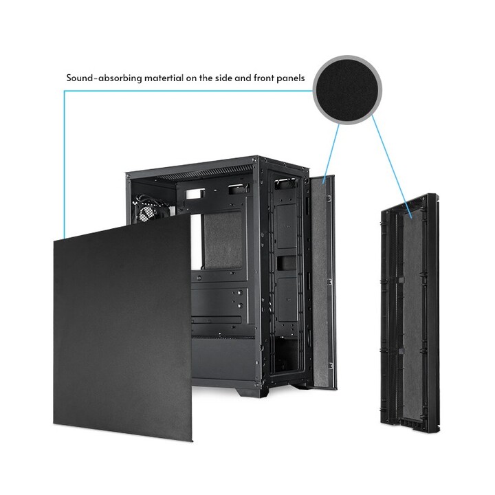 Case per computer Chieftec AS-02B-OP Midi Tower Nero