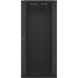 Lanberg 19" Wall Mount Rack Cabinet 27u/600x600 (Flat Pack) Black v2