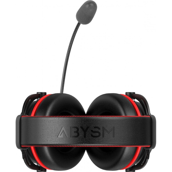 Casque abysm ag700 pro 7.1 noir son virtuel mando usb 1.2m jack 3.5mm