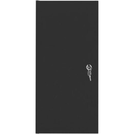 Lanberg 10" Wall Mount Rack Cabinet 12U/280x310 Self-Assembly with Metal Door Black (Flat Pack)
