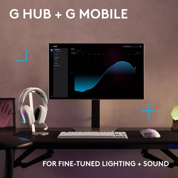 Logitech G522 Lightspeed White - Gaming Headset