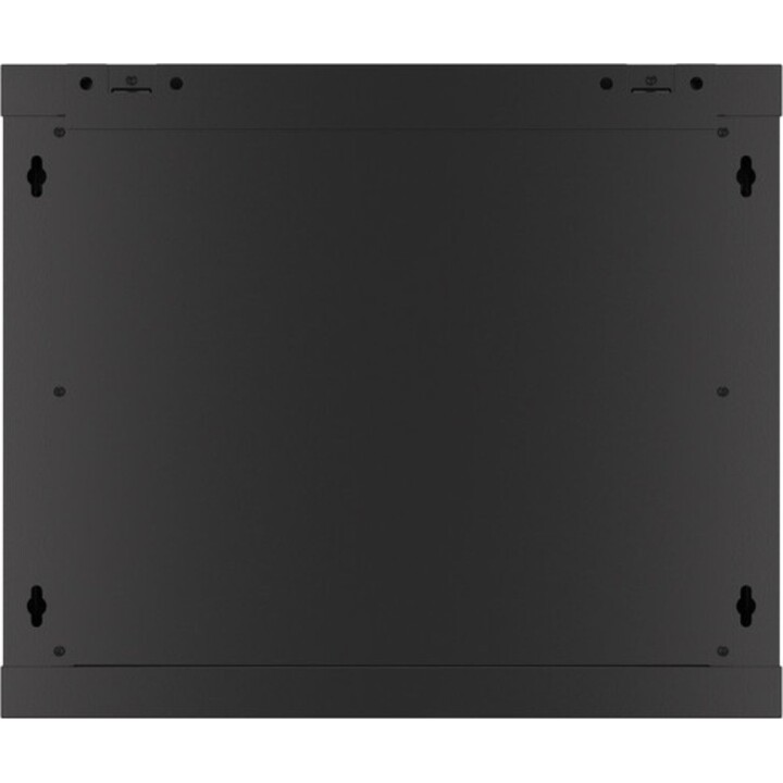 Lanberg Armadio Rack da Parete da 19" 9U/600x450 Automontante con Porta in Metallo Nero (Confezione Piatta)