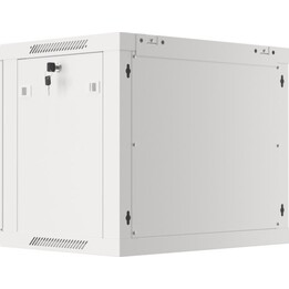 Lanberg 19" Wall Mount Rack Cabinet 9U/600x450 Self-Assembly with Gray Metal Door (Flat Pack)