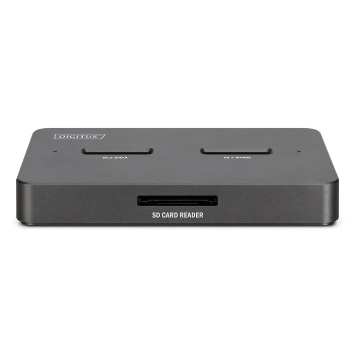 Digitus DA-71546-1 Docking station per disco rigido USB 3.2 Gen 2 (3.1 Gen 2) di tipo C, nera