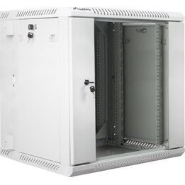 Lanberg Armadio rack per montaggio a parete a doppia sezione da 19\" 12u/600x600 (confezione piatta) Grigio