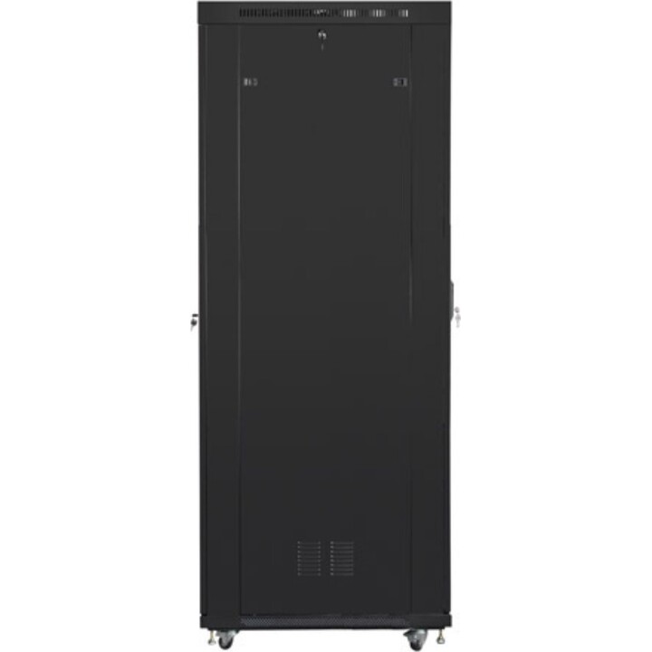 Gabinete de rack autoportante Lanberg 19" 47u/800x1000 (pacote plano) com porta de malha LCD preto v2