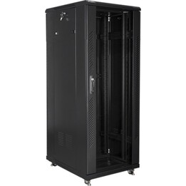 Gabinete Lanberg Rack 19" autoportante 32u/600x800 (embalagem plana), preto
