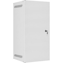 Lanberg Armadio Rack per Montaggio a Parete da 10" 12u/280x310 da montare con Porta in Metallo Grigio (Confezione Piatta)