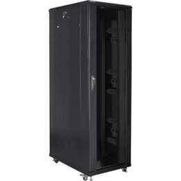 Lanberg Armadio Rack Autoportante 19" 42u/800x1200 (Confezione Piatta) Nero