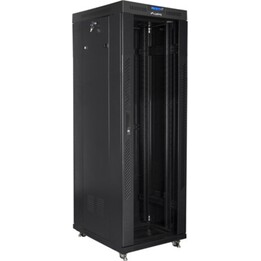 Lanberg 19" Self-Supporting Rack Cabinet 37u/600x800 (Flat Pack) with LCD Glass Door, Black, v2