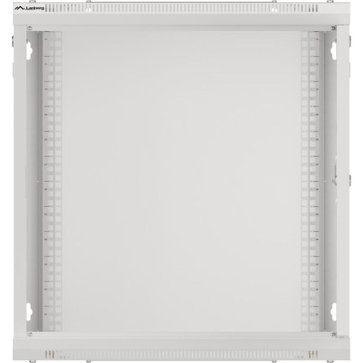 Lanberg 19" Wandmontage-Rackschrank 12U/600x600 (Flachpaket) v2, Grau