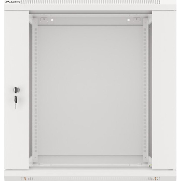 Lanberg 19" Wandmontage-Rackschrank 12U/600x600 (Flachpaket) v2, Grau