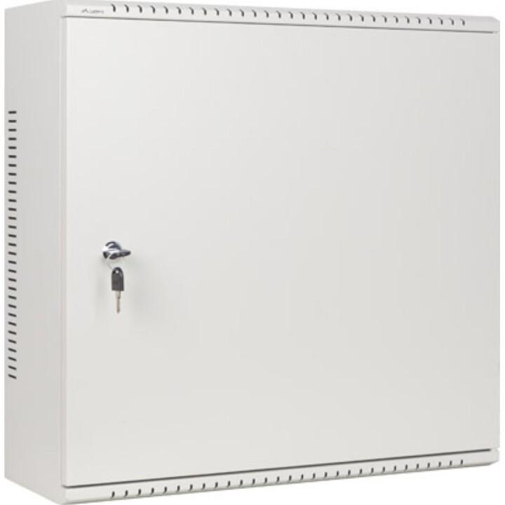 Lanberg 19" Wandmontage-Rackschrank 6U+3U/540x200 Low Profile, Grau, (montiert)