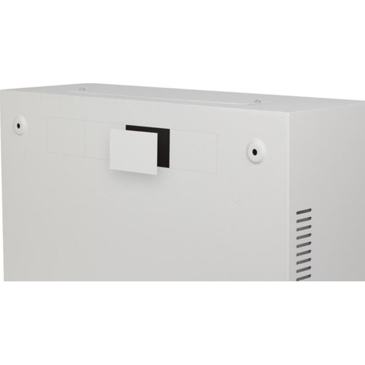 Lanberg 19" Wandmontage-Rackschrank 6U+3U/540x200 Low Profile, Grau, (montiert)