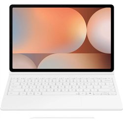 Couverture de livre clavier Samsung Galaxy Tab S10 Ultra/S9 Ultra Touchpad sans fil blanc