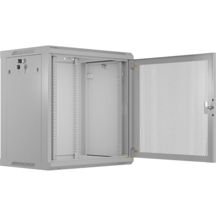 Lanberg 19" 12u Installation Rack 600x450 Gray, Perforated Door (Flat Pack)
