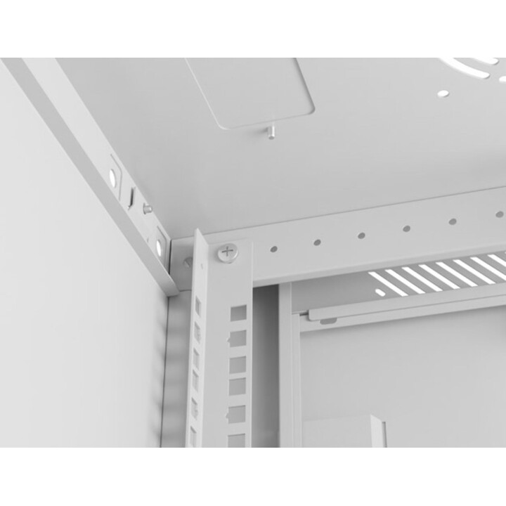 Lanberg 19" 12u Installation Rack 600x450 Gray, Perforated Door (Flat Pack)