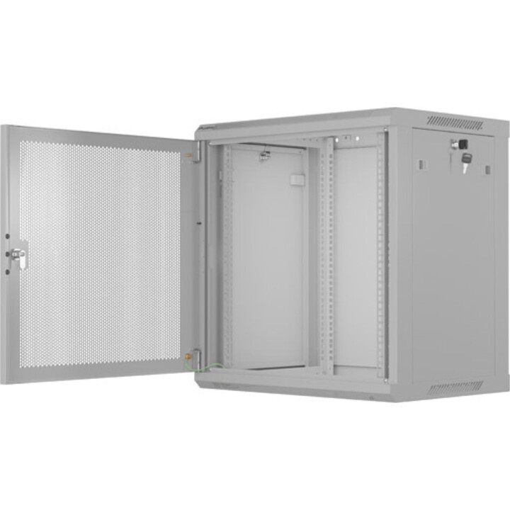 Lanberg 19" 12u Installation Rack 600x450 Gray, Perforated Door (Flat Pack)