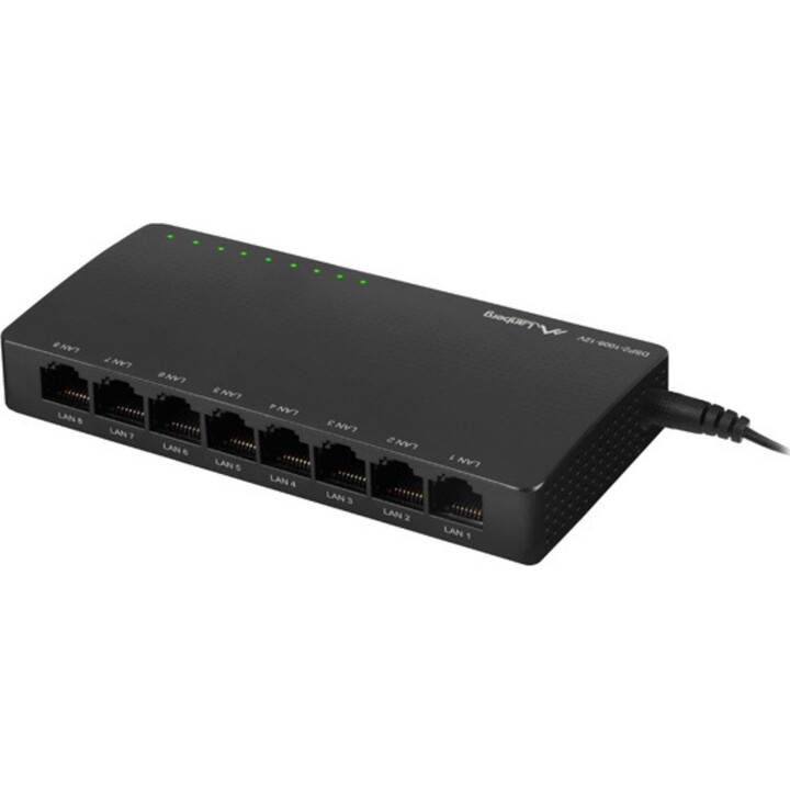 Switch desktop Gigabit Ethernet non gestito Lanberg 8x 1Gb/s 12v