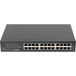 Lanberg conmutador 24x 1 gb no gestionado gigabit ethernet rack 19"