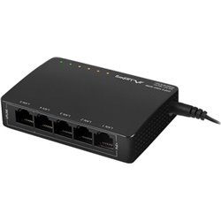 Lanberg 5x commutateur PoE+ 1 Gb (4 ports PoE 30W/60W max) ordinateur de bureau non géré
