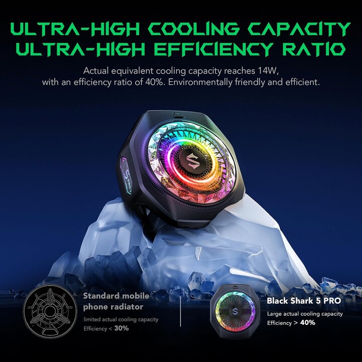 Black Shark FunCooler 5 Pro Preto