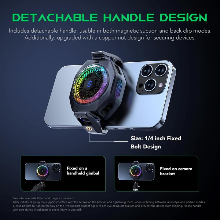 Black Shark FunCooler 5 Pro Negro