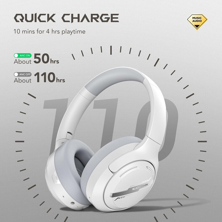 Black Shark Joybuds Max ANC Blanco