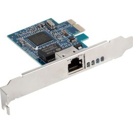 Carte réseau adaptateur Ethernet Lanberg PCI-Express- RJ45 PCI-E x1 1x RJ45 1 Go broadcom+ profil bas