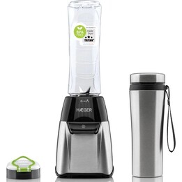 Frullatore sportivo Haeger in acciaio inossidabile - 350 W, tazza da 600 ml