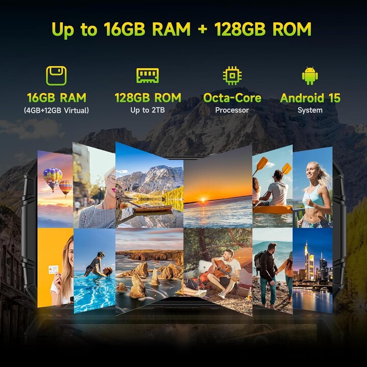 Doogee Fire 3 Pro, 4 Go 128 Go, 5,5 HD+, 8350 mAh, gris