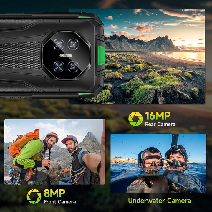 Doogee Fire 3 Pro, 4 Go 128 Go, 5,5 HD+, 8350 mAh, gris