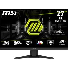 Monitor LCD | MSI | MAG 274F | 27" | Gaming | Mate | Panel IPS | 1920 x 1080 | 16:9 | 200 Hz | 0,5 ms | Color negro | MAG27