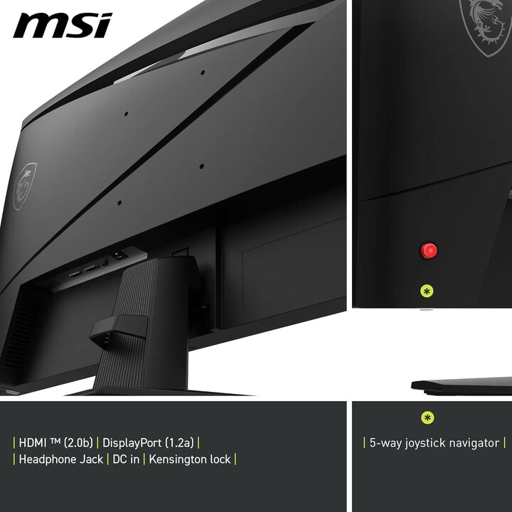 LCD-Monitor | MSI | MAG 274F | 27 Zoll | Gaming | Matt | IPS-Panel | 1920 x 1080 | 16:9 | 200 Hz | 0,5 ms | Farbe: Schwarz | MAG