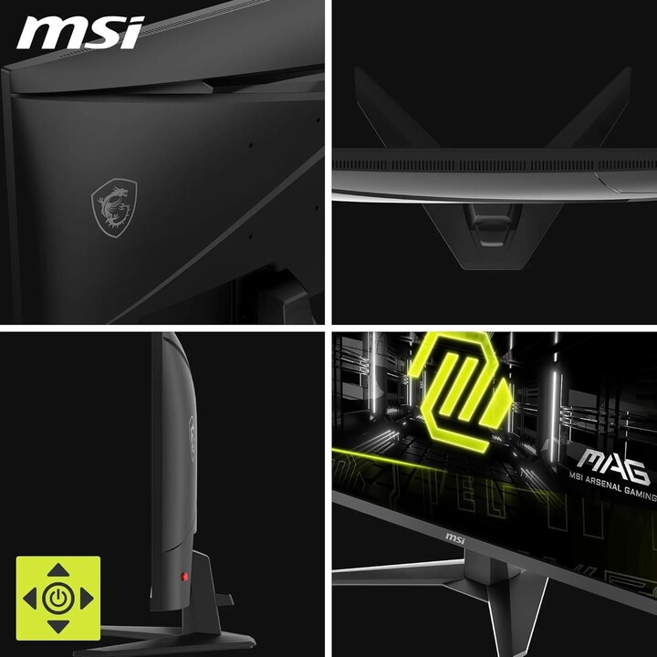 LCD-Monitor | MSI | MAG 274F | 27 Zoll | Gaming | Matt | IPS-Panel | 1920 x 1080 | 16:9 | 200 Hz | 0,5 ms | Farbe: Schwarz | MAG