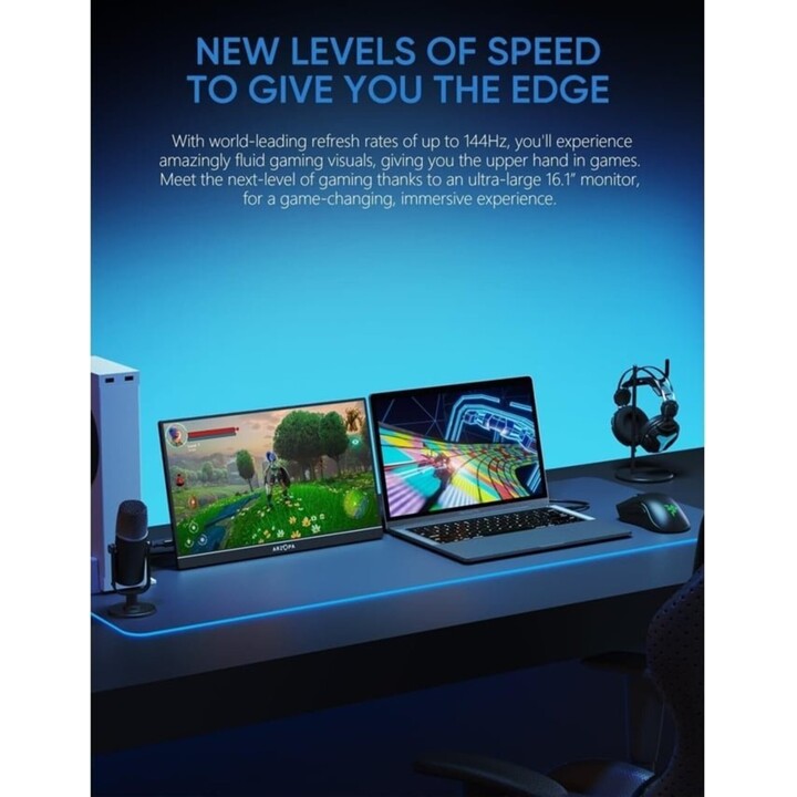 Arzopa Z1FC 16.1" FHD IPS 144Hz HDR - Portable Monitor