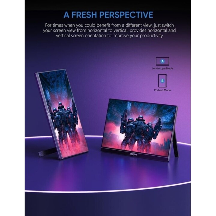 Arzopa Z1FC 16.1" FHD IPS 144Hz HDR - Portable Monitor