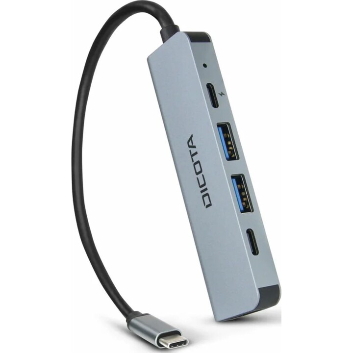 Dicota USB-C Video HUB 5 in 1 4K PD 100 W, Silver