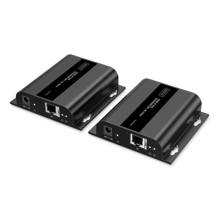 Conjunto extensor Digitus PoE IP HDMI, 4K/60Hz