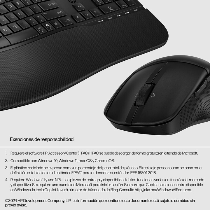 HP 680 CFT Combo double mode KB/MSE