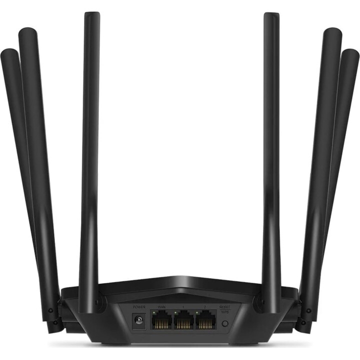 Router inalámbrico Gigabit Ethernet Doble banda (2,4 GHz / 5 GHz) Negro Mercusys MR50G