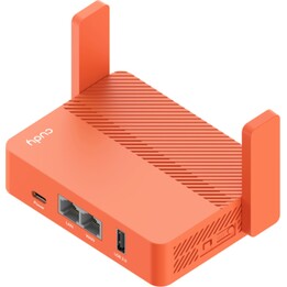 Router da viaggio Wi-Fi tascabile Cudy AC1200, arancione