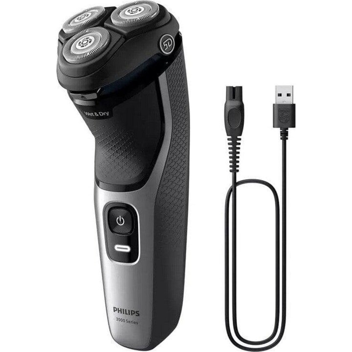 Philips Shaver 3000 Series S3143/02 Nass-/Trocken-Elektrorasierer + Nasen-/Ohrtrimmer