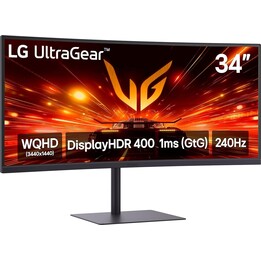 Monitor LCD LG 34" 3440 x 1440 píxeles Relación de aspecto nativa 21:9 Curvo 34G630A-B