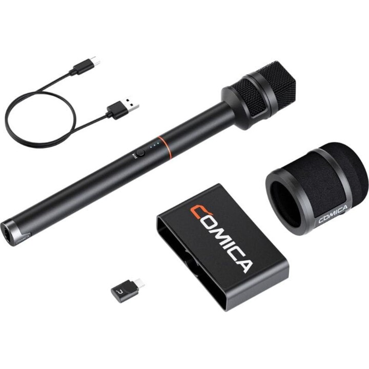 COMICA Revo S Microfono integrato a mano per interviste USB-C