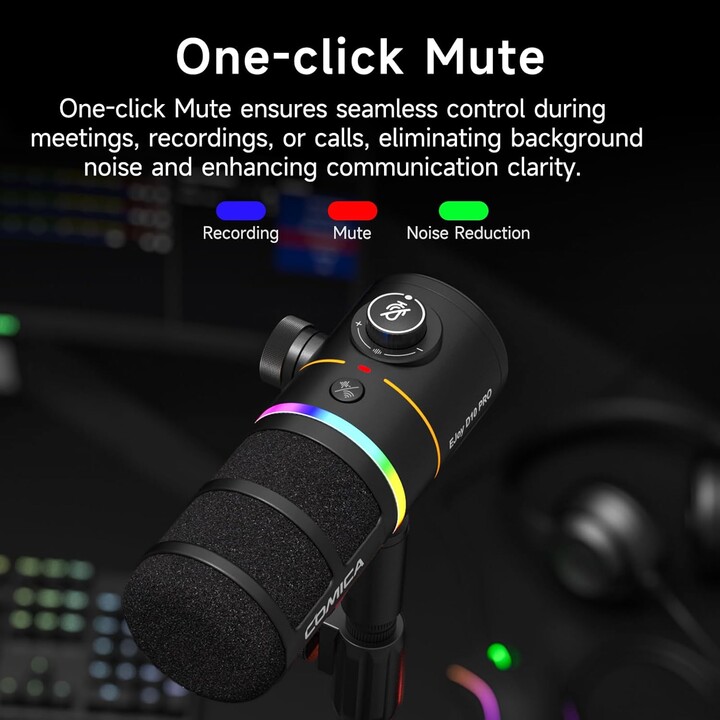 COMICA EJoy D10 Pro (D) Wireless Gaming Microphone Black