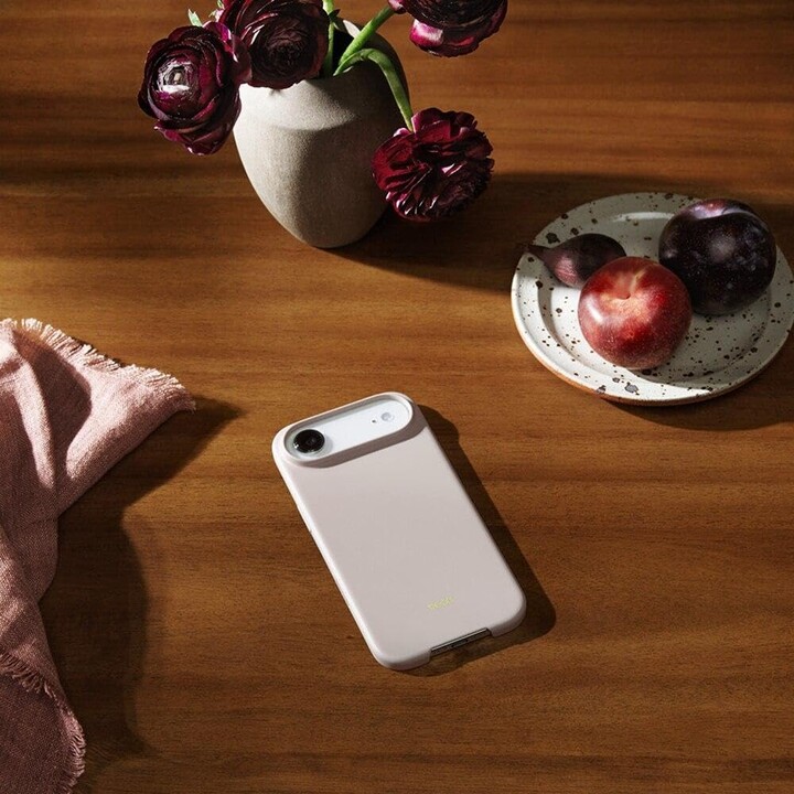 Beats Case with MagSafe, Camera Control, Matte Finish and Microfiber Interior for iPhone Air – Limestone Gray