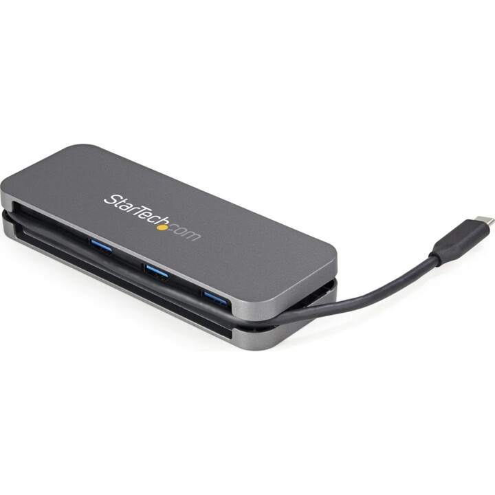 Startech 4-Port-USB-C-Hub – 3 USB-A 1 USB-C, Kabelmanagement