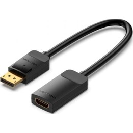 Vention HBZBB DisplayPort-HDMI 4K 60Hz 15 cm Konverterkabel, Schwarz, vergoldet