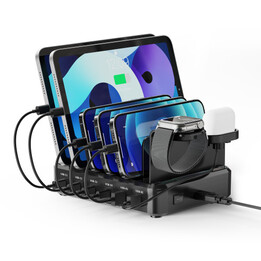 Ewent EW1335 Universal-Ladegerät für Mobilgeräte, Schwarz, Netzbetrieb, Schnellladefunktion, für den Innenbereich
